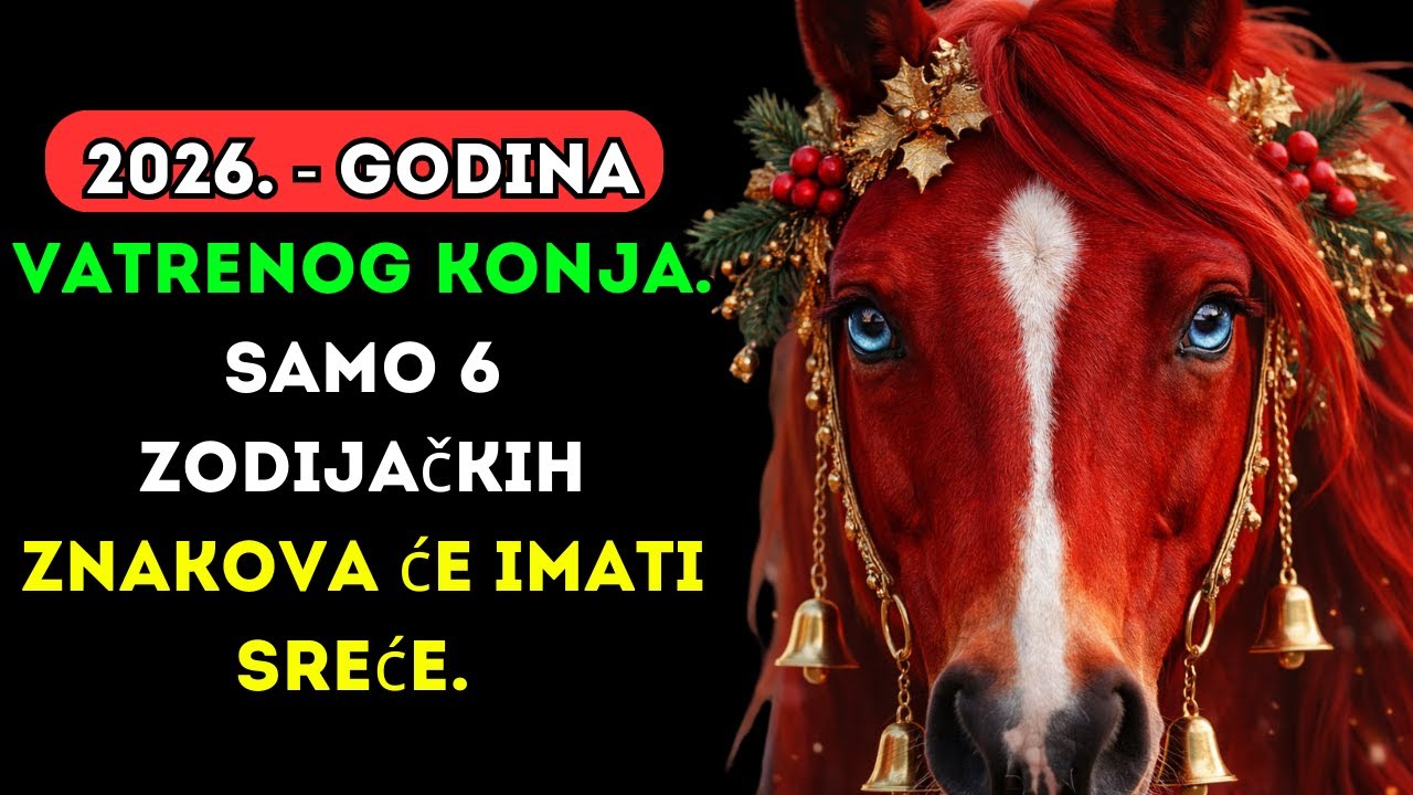 2026. - Godina vatrenog konja. Samo 6 zodijačkih znakova će imati sreće.