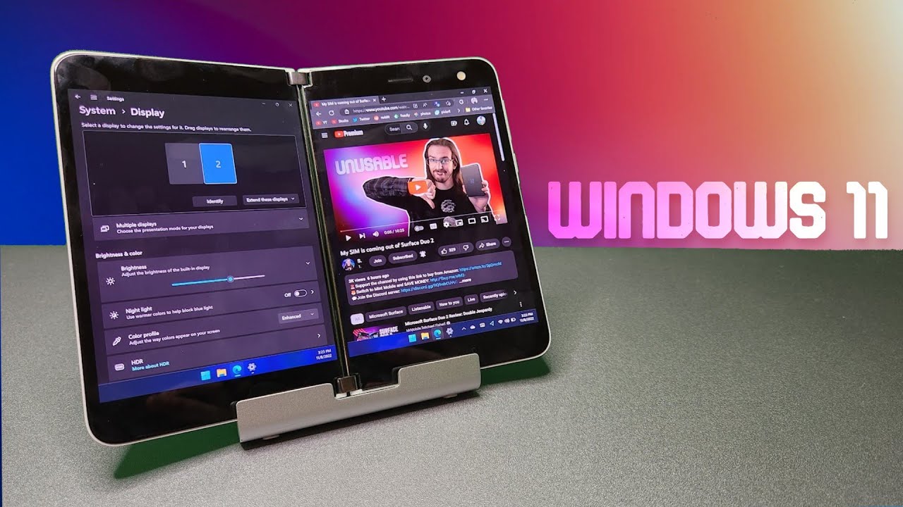 How close is daily driving Windows 11 on Surface Duo?