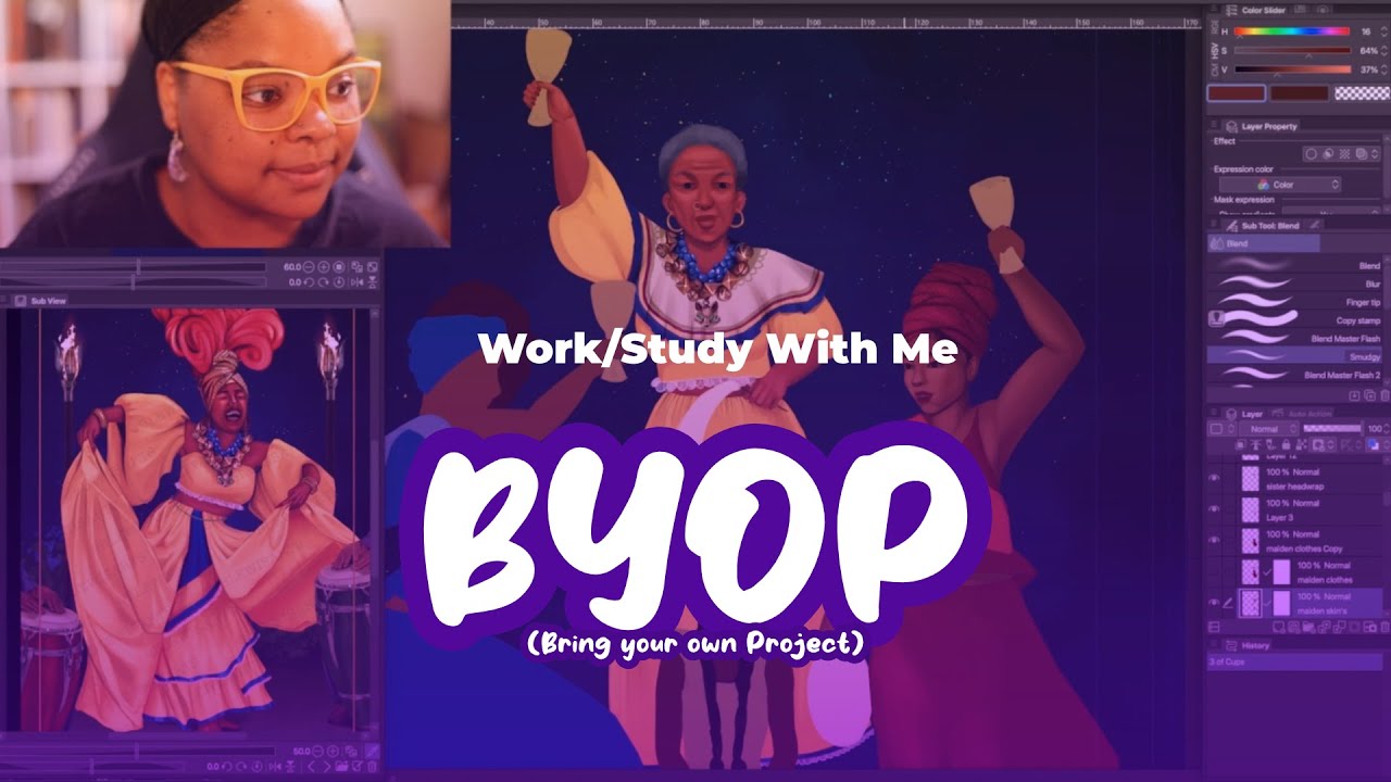 Bring Your Own Project | Chill Work/Study With Me #1