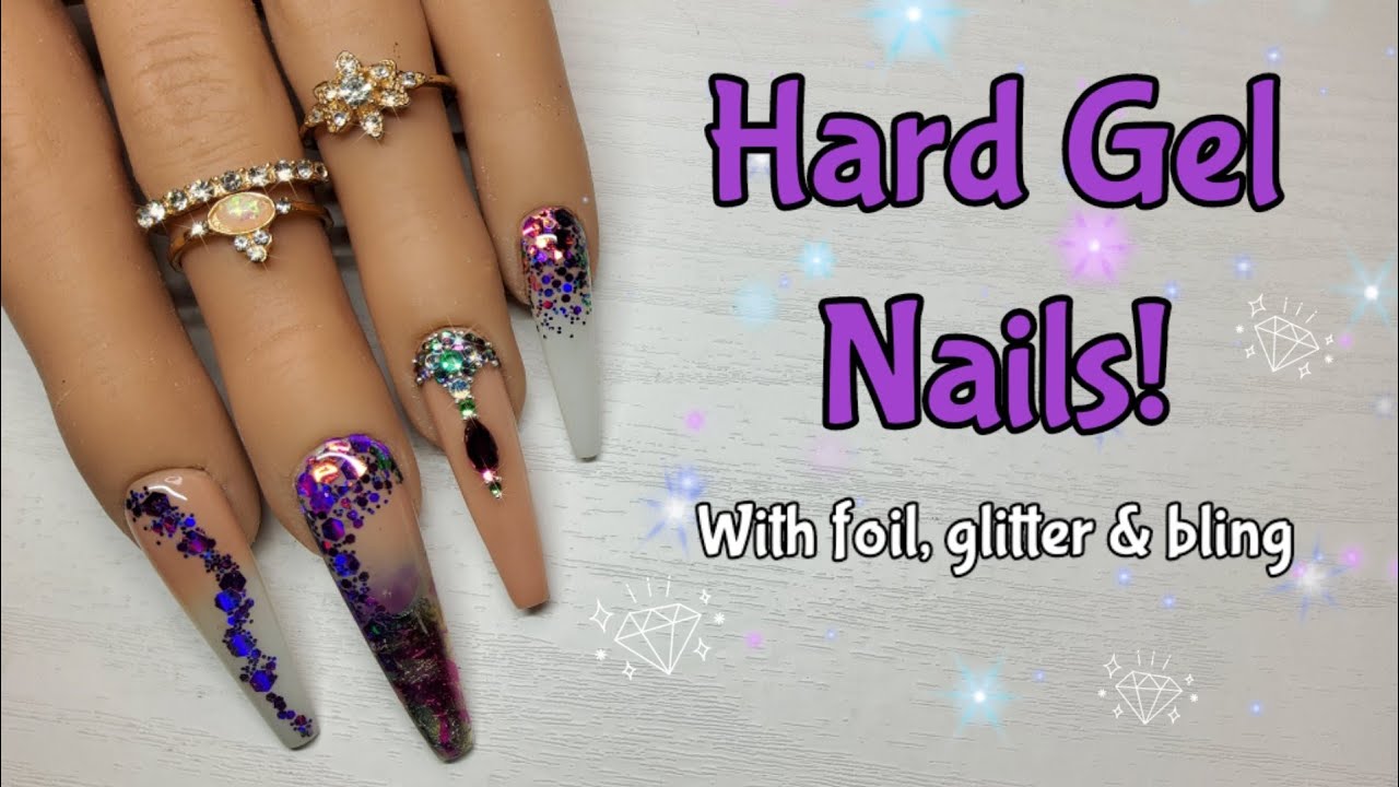 HARD GEL/BUILDER GEL NAILS! | CANNI | GLITTER PLANET