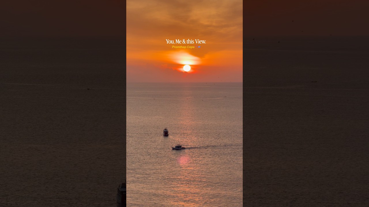 Promthep Cape Phuket Best Sunset Experience 😍❤️ #promthepcape #phuket #thailand #sunsetviews