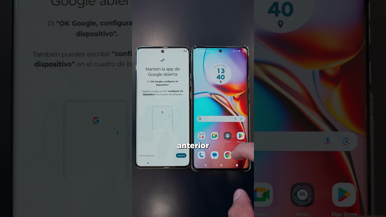 Copi&aacute; los datos de tu equipo anterior a tu nuevo dispositivo motorola