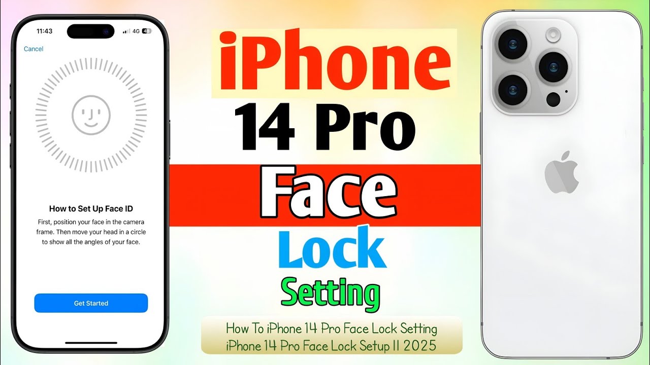 How To iPhone 14 Pro Face Lock Setting || iPhone 14 Pro Face Lock Setup || 2025