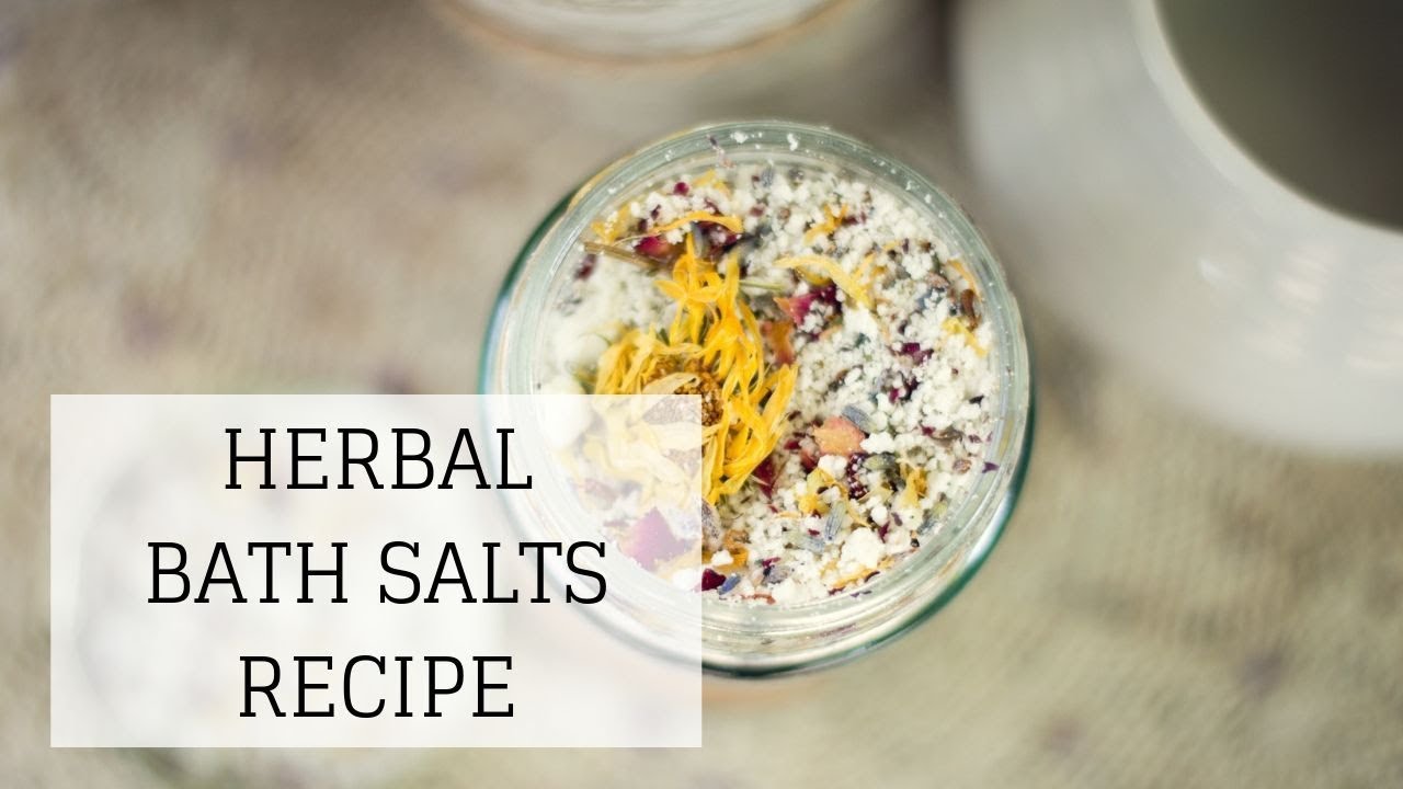 Herbal Bath Salts Recipe | Bumblebee Apothecary
