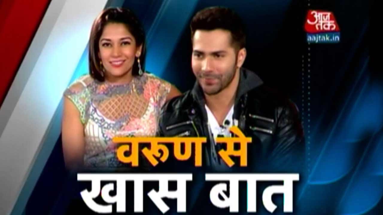 'Badlapur' hero Varun Dhawan with Koel Purie Rinchet