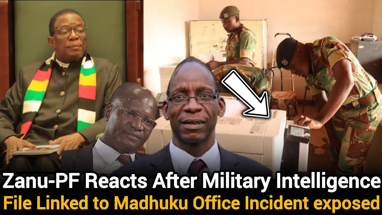 Срочная новость🔥 Zanu-PF отреагировала на обнаружение досье военной разведки, связанного с инциде...