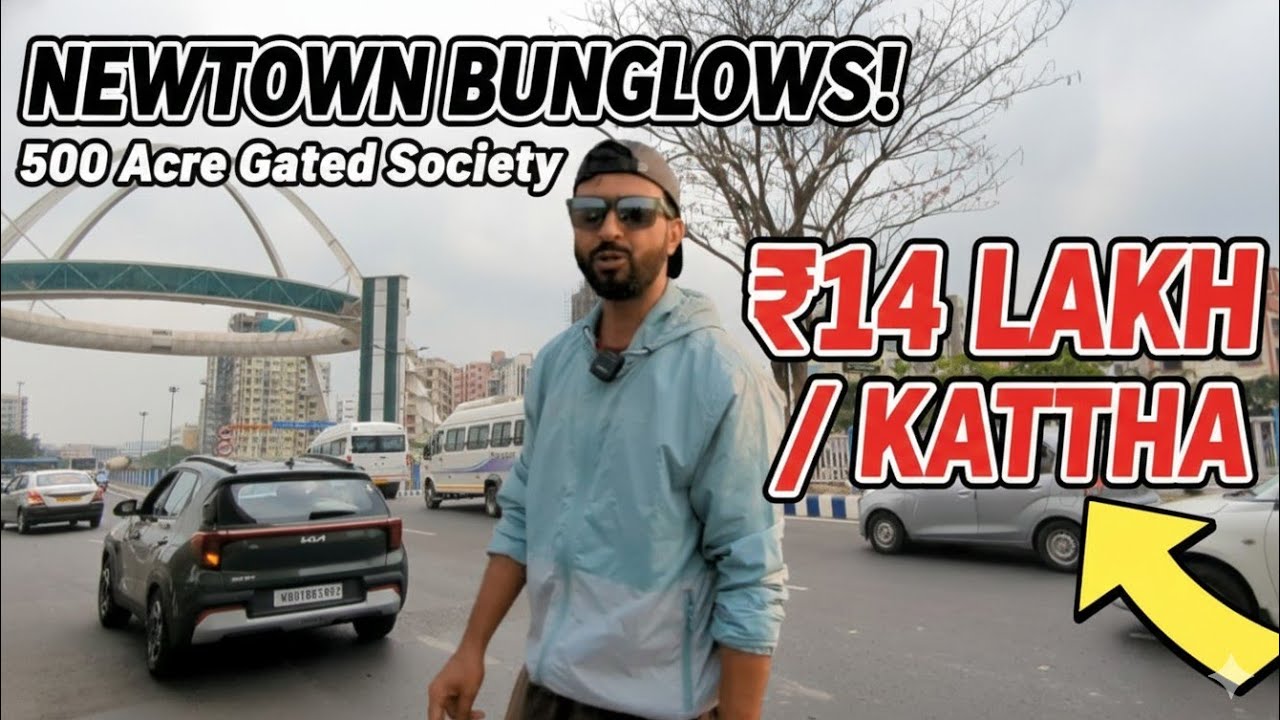 K-250/Newtown PLOTS Just ₹14 LAKH? | 500 Acre Mega Gated Community in Kolkata! Near Biswabangla Gate