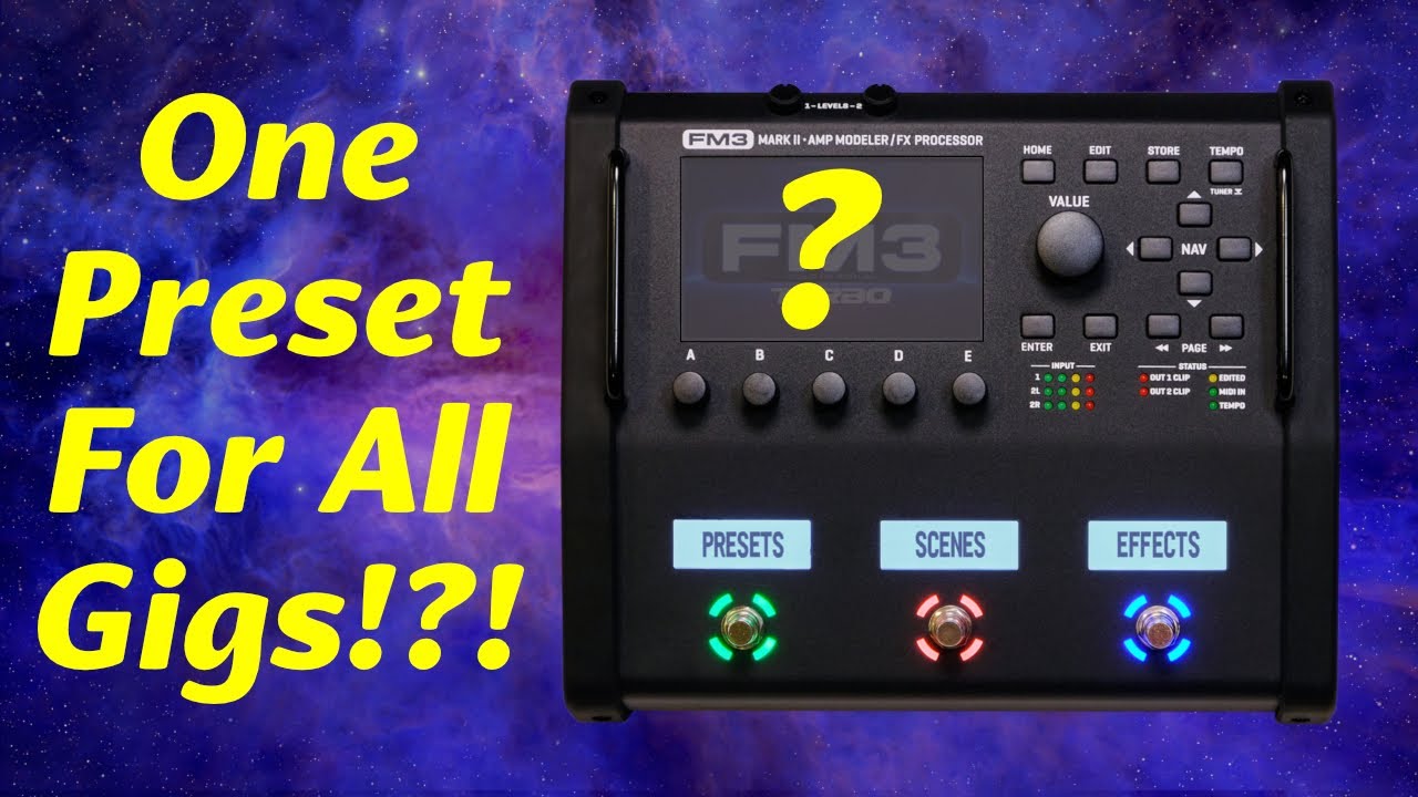 Only One FM3 Live Preset? The ‘Get Me Through Most Gig Types’ Setup #FractalAudio