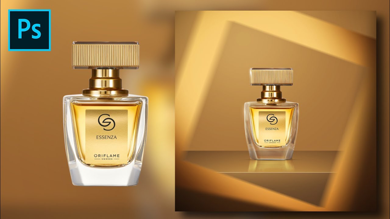 Create a Luxury Perfume Product Poster in Photoshop | Step-by-Step Tutorial #PhotoshopTutorial