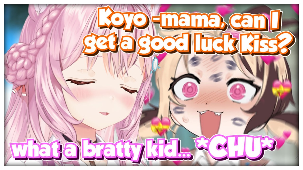 Gigi Got a Good Luck Kiss From Koyori and Won 3rd Place in Pekora's Tennis Tournament
