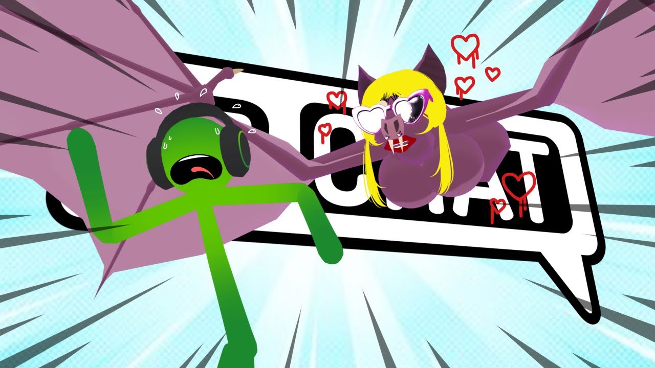GREEN GETS STALKED BY THE BAT MOMMY! - VRCHAT FUN MOMENTS