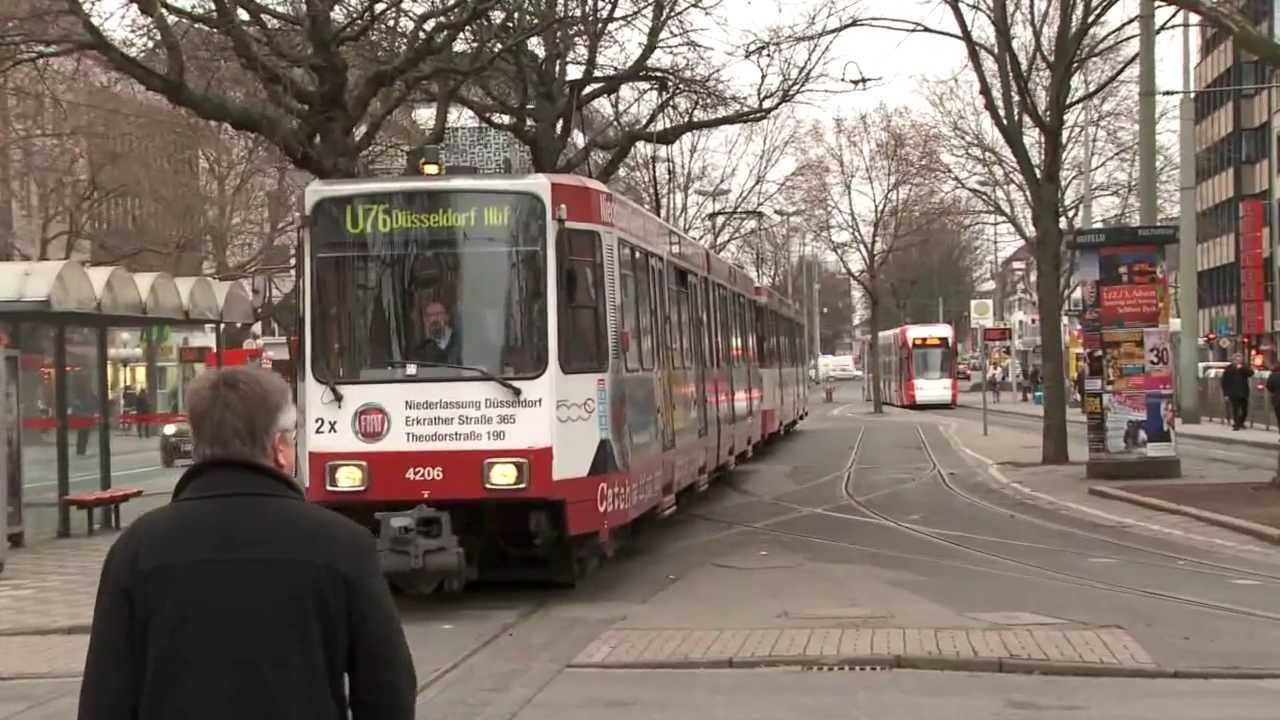 Die Geschichte der Rheinbahn zwischen Krefeld und Düsseldorf