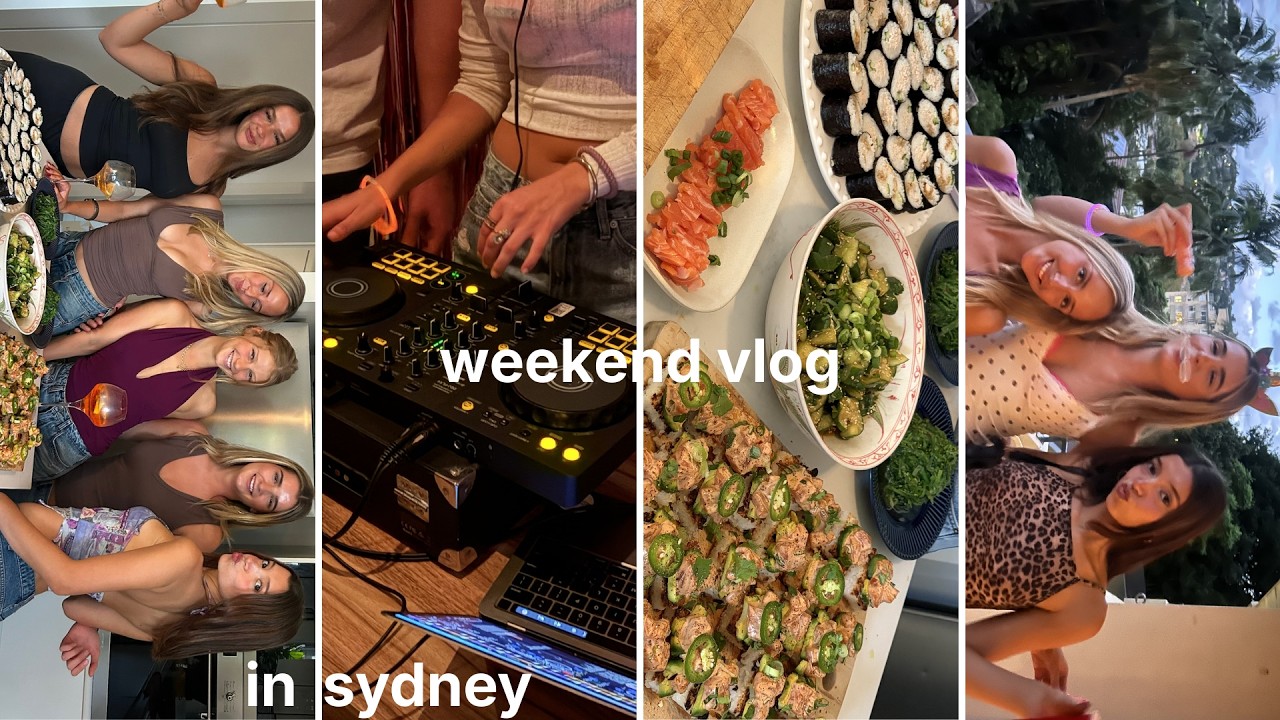 weekend vlog | housewarming, dinner, beach