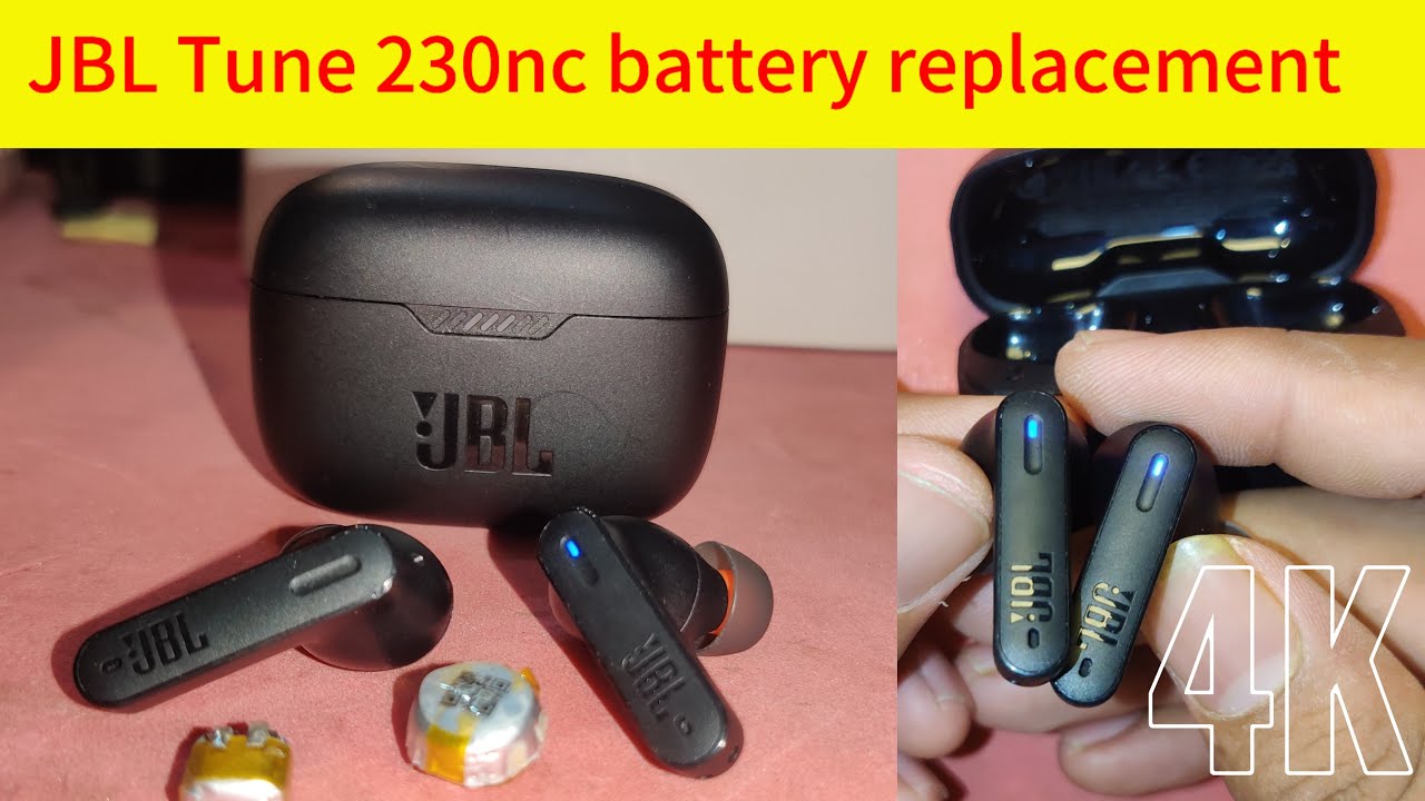 JBL Tune 230nc tws one side not working, Battery replacement, Disassamble in 2024