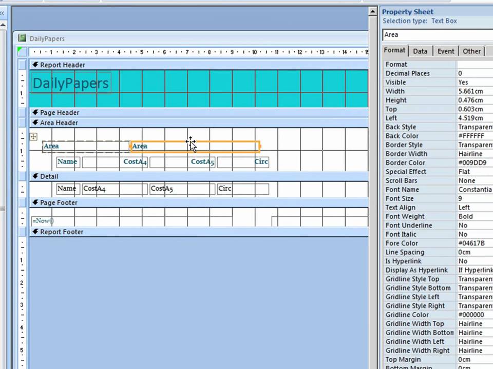 Access 2007: Creating Access Reports
