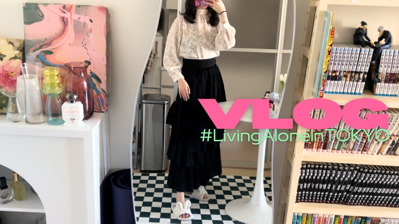 vlog.初回盤ゲットのオタク💿💖散財とまらん😇💸深夜爆食🍝PRADAブーツ🤍推しってこんなに可愛くていいんでしたっけ？😵‍💫🩵