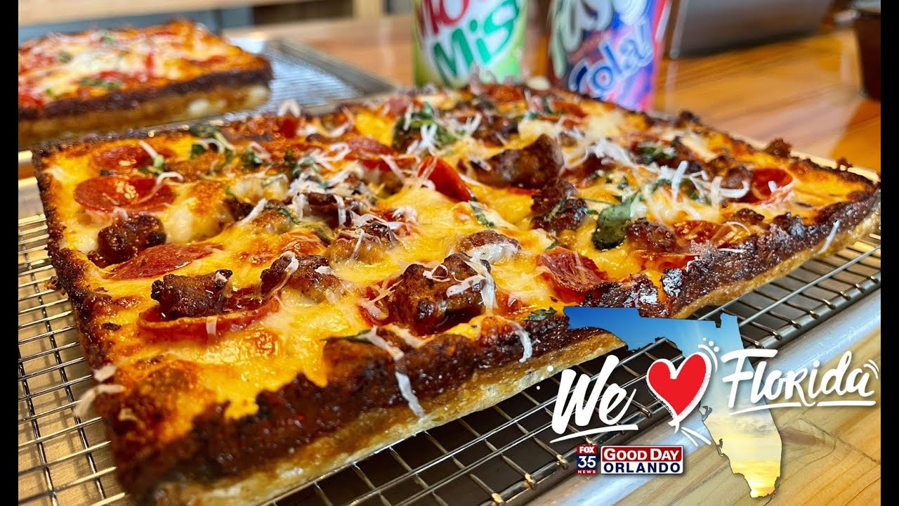 Detroit-style pizza: Experience the iconic pizza at SoDough Square