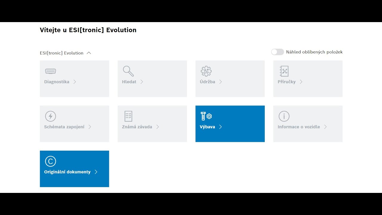 BOSCH ESI Tronic Evolution originálne dokumenty