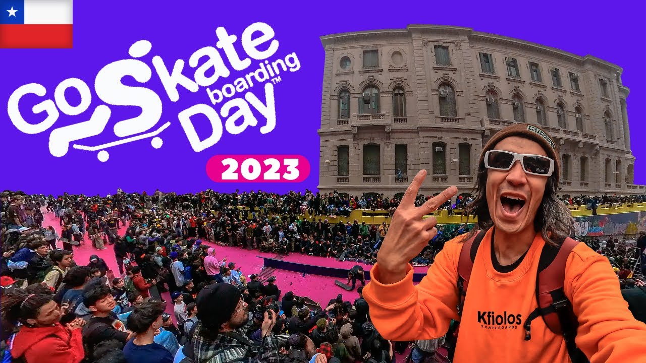Go Skate Day CHILE ⚠️ QUÉ LOCURA 😱 4k