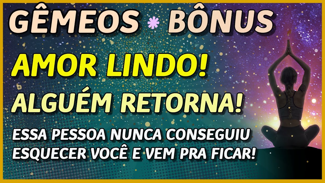 GÊMEOS ♊️ // 💖AMOR LINDO💖👩‍❤️‍👨 - ALGUÉM RETORNA! 💖 - NUNCA CONSEGUIU TE ESQUECER... 💖🙏💖