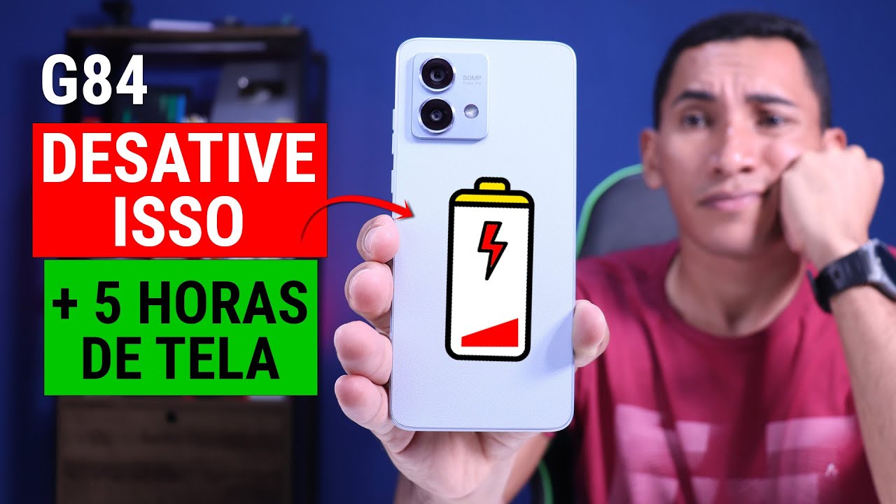 Desative o VILÃO da Bateria do MOTO G84 antes que seja tarde