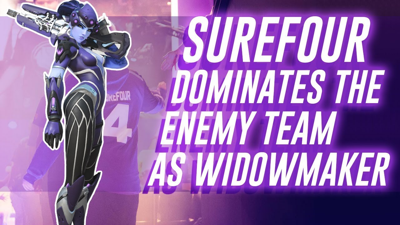 Surefour DOMINATES The Enemy Team as WIDOWMAKER | Surefour Highlights #86