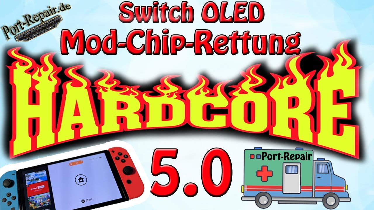 Switch OLED auf´s schlimmste verstümmelt 😂 [Port-Repair]
