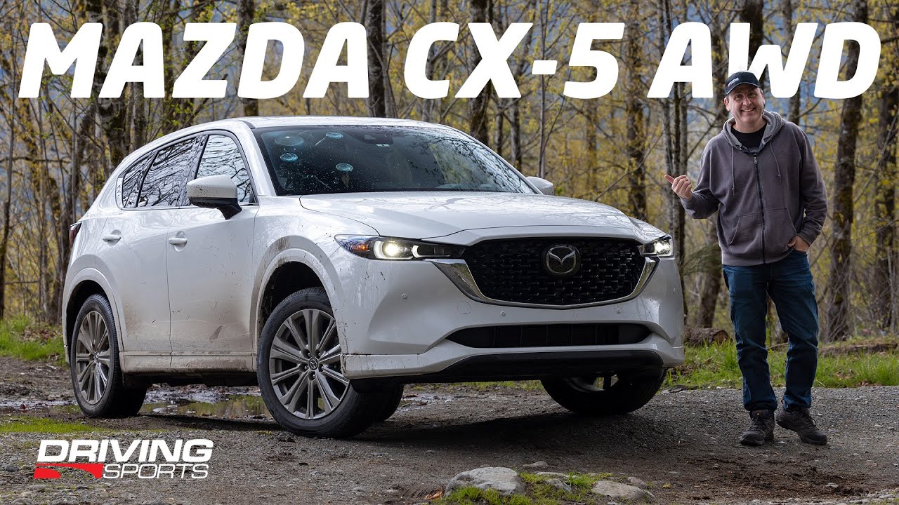 Тест Mazda CX-5 Turbo AWD 2023 года в лесу и на бездорожье
