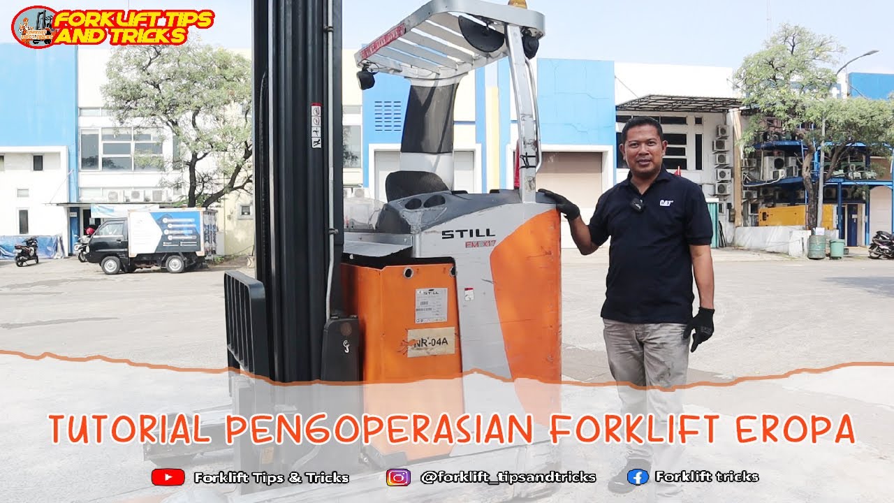 Tutorial Operasional Forklift Reach Truck Eropa (Merk STILL) !! Cara Mengoperasikan Reach Truck