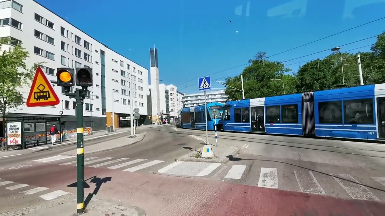 Tom körning från Nyboda Garage till Trekanten - Cementa ( Stockholm SSV Nyboda Hallen Garage )