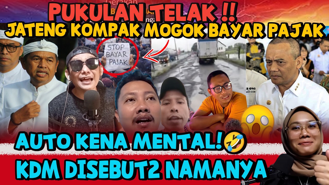 PUKUL4N T3LAK‼️WARGA JATENG KOMPAK MOGOK BAYAR P4JAK-GUB.LUTFI APES DIBANDINGIN DENGAN KDM