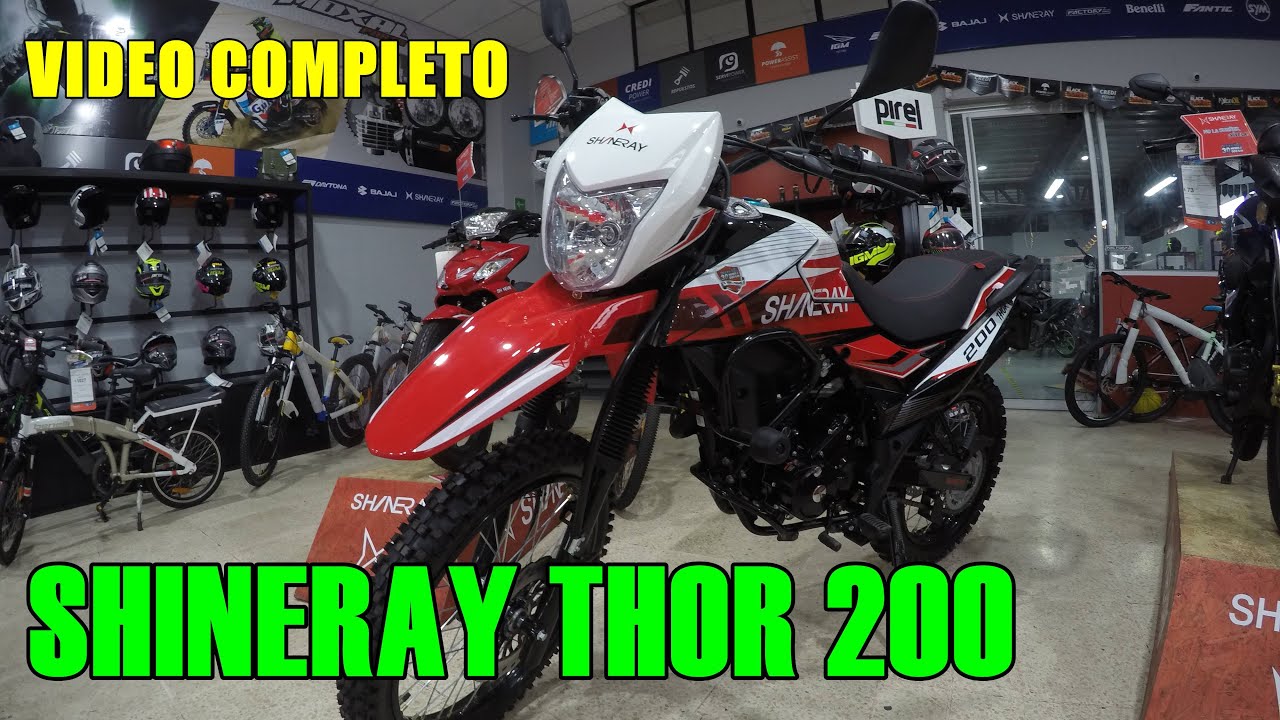 SHINERAY THOR 200 2021 || REVIEW + FICHA TÉCNICA + VELOCIDAD MÁXIMA + PRECIO