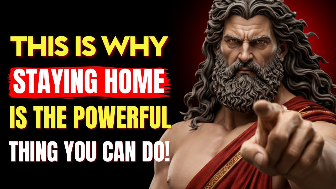 Why Staying Home Is the MOST Powerful Thing You Can Do | Stoic Philosophy - Stoicism