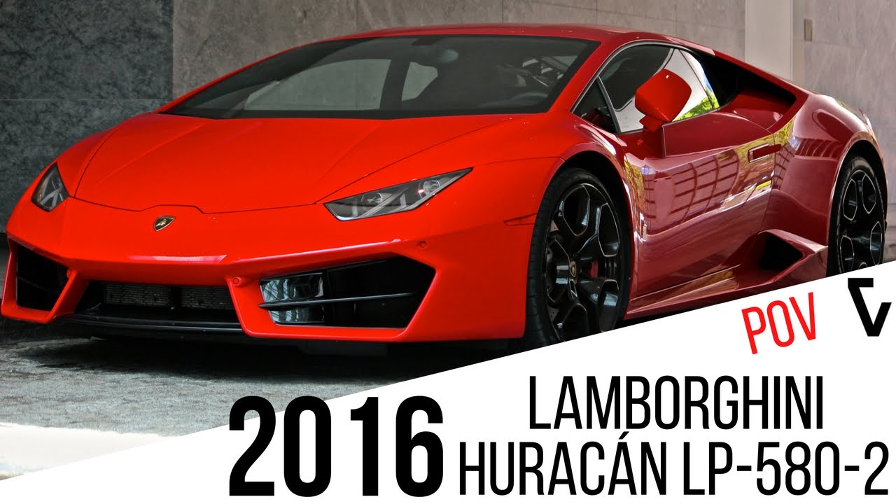 2016 Lamborghini Huracan LP 580-2 POV Test Drive 0-60