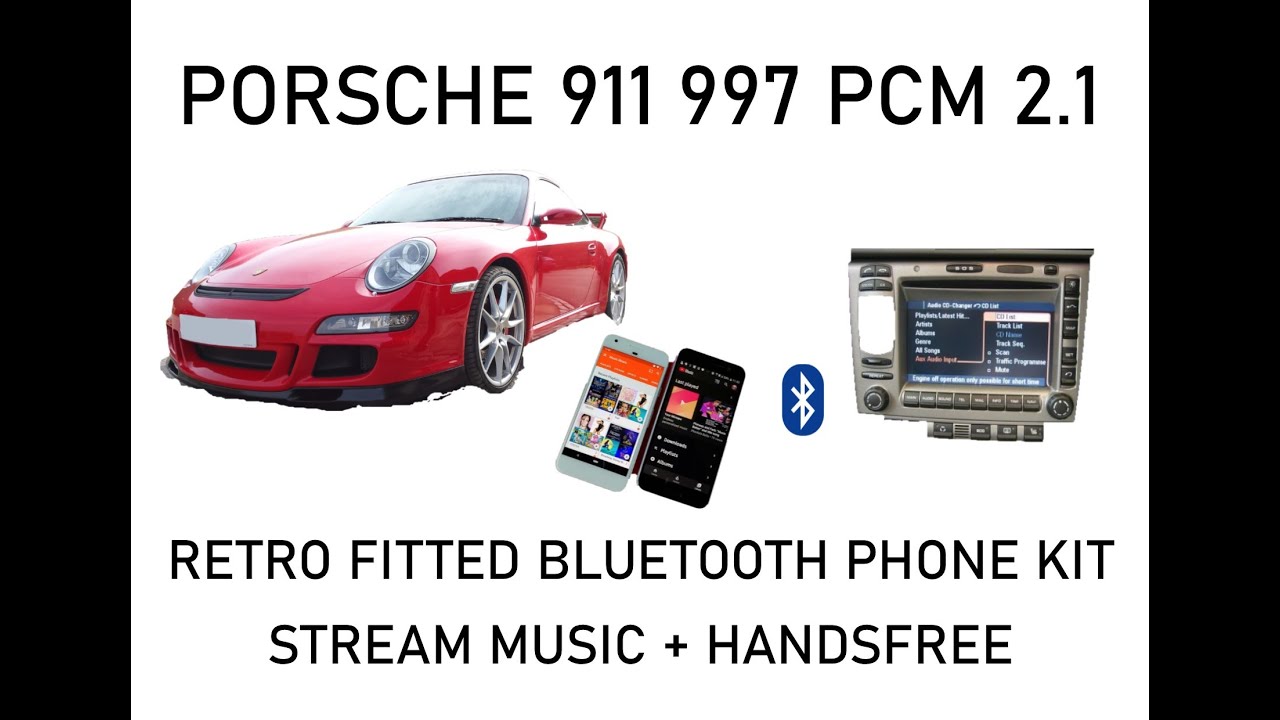 DIY RETRO FIT BLUETOOTH HANDSFREE ON PORSCHE 911 997 PCM 2.1