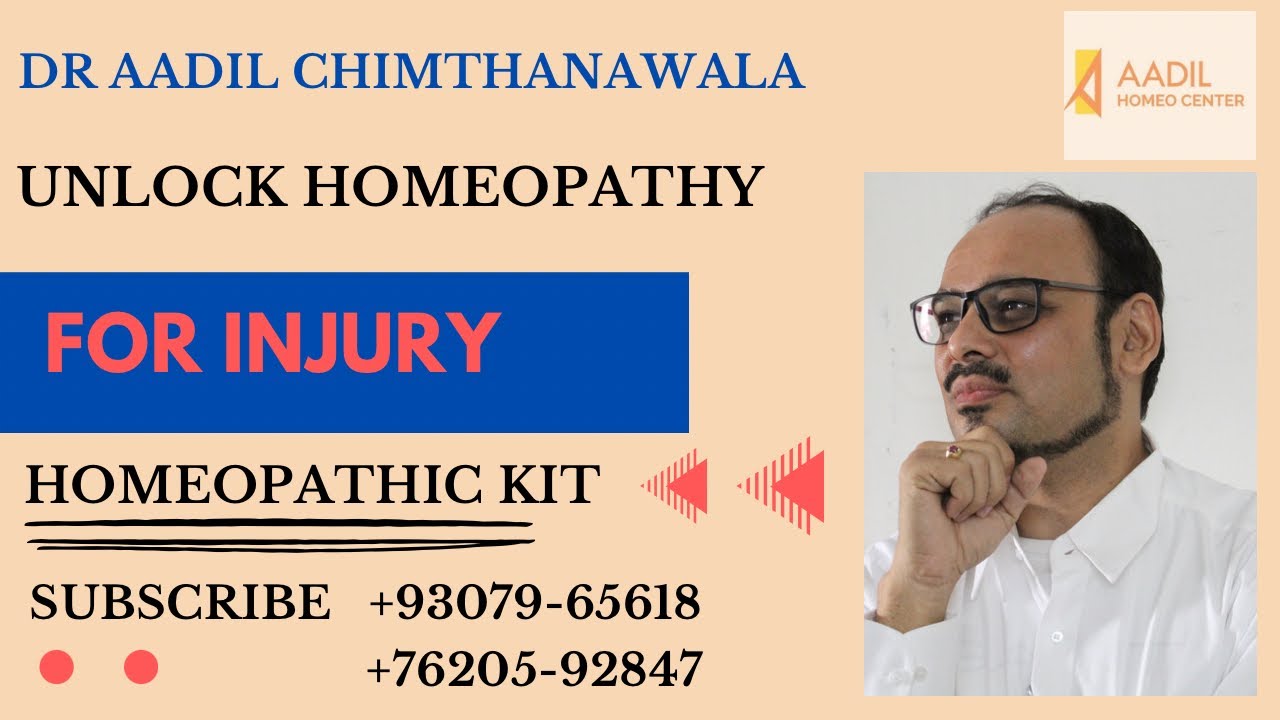 Injury kit | Best remedies for Injury |kaunsi dawai kab use kare | unlock homeopathy