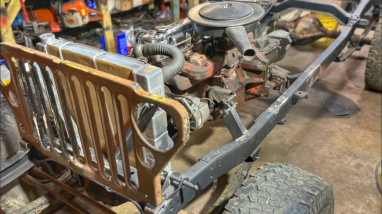 Willys Jeep Chevy 250 inline 6 cylinder