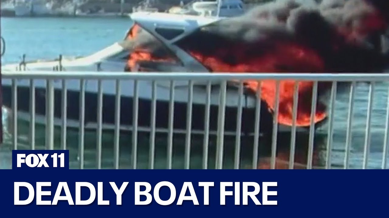 2 killed in boat fire in Long Beach
