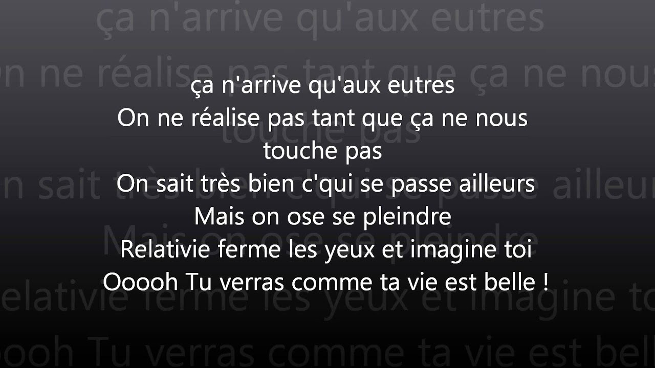 Ferme les yeux et imagine toi [Parole]