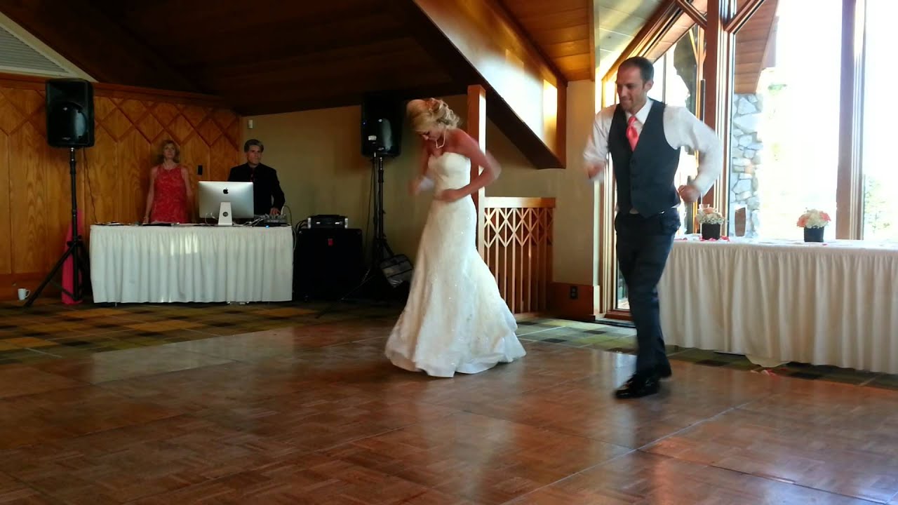 Epic first wedding dance