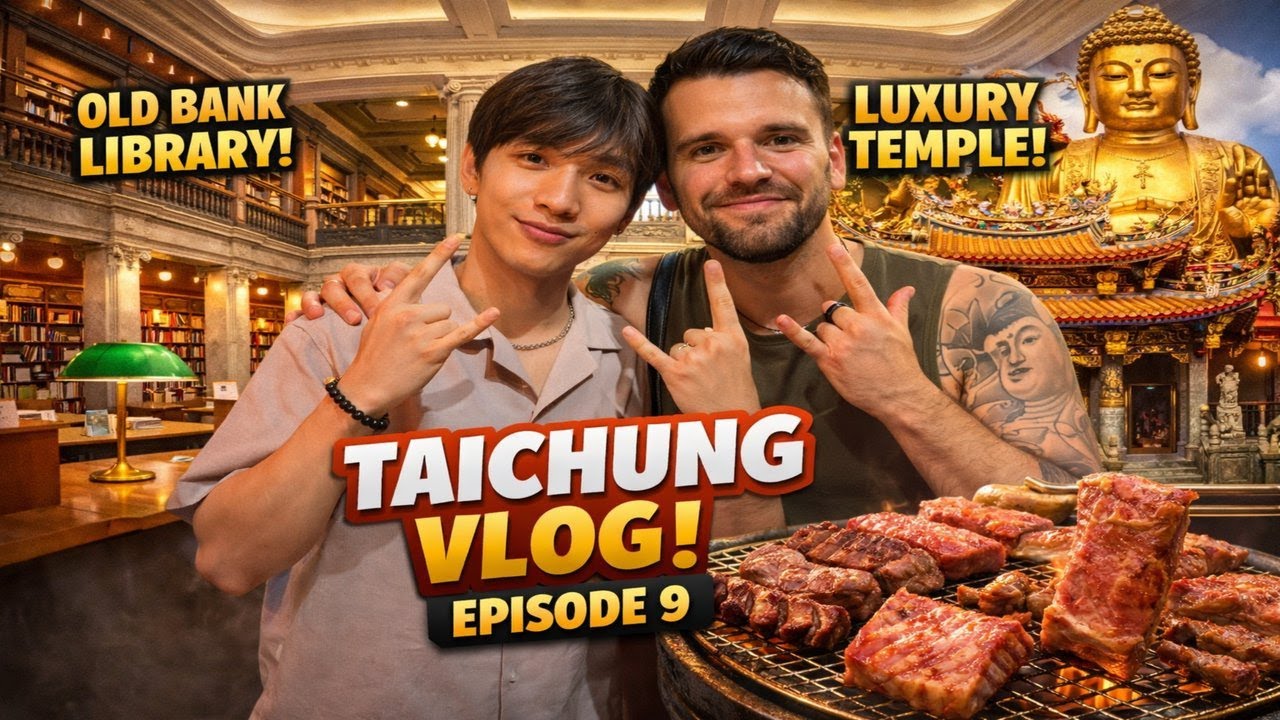 👉 Taichung comme un local 🇹🇼 | Cafés mythiques, temple luxueux & le meilleur BBQ de Taïwan