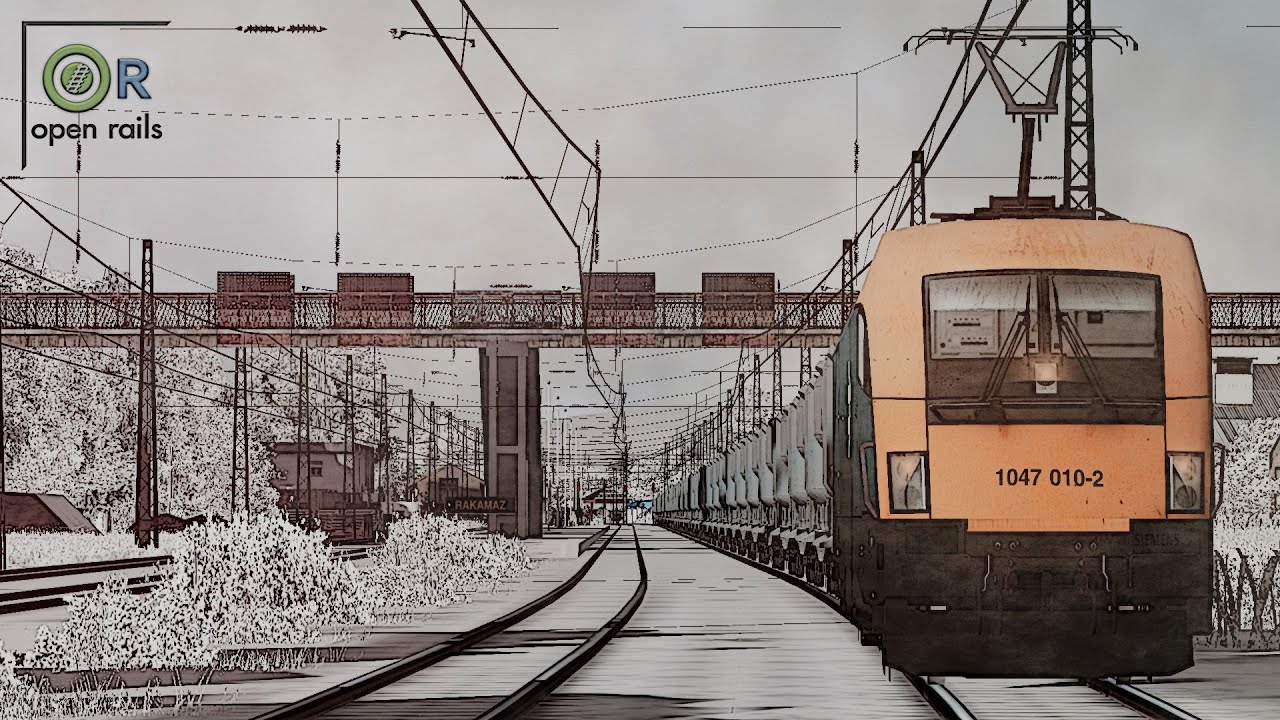 Open Rails - Alföld 7.2 | Freight Train 53659 (Eger - Fényeslitke)