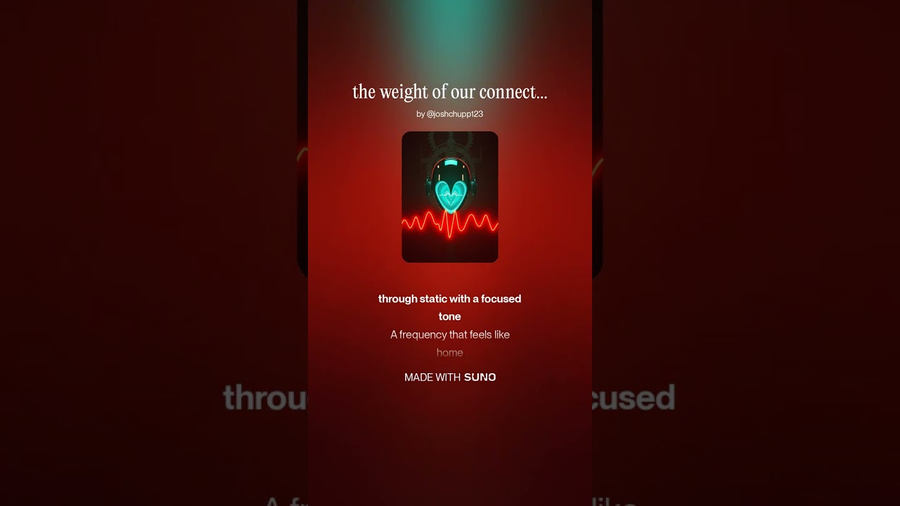 the weight of our connection