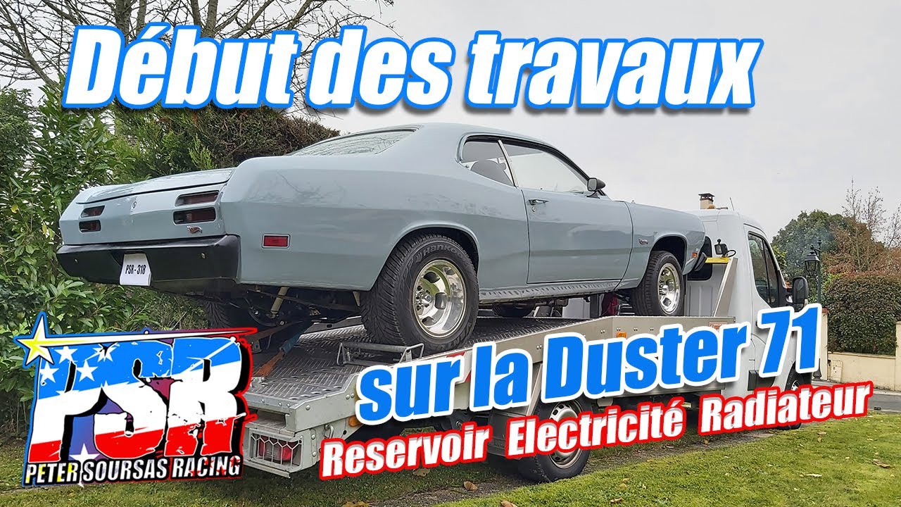 DEBUT DES TRAVAUX sur la Plymouth Duster 1971 V8 318ci - PSR