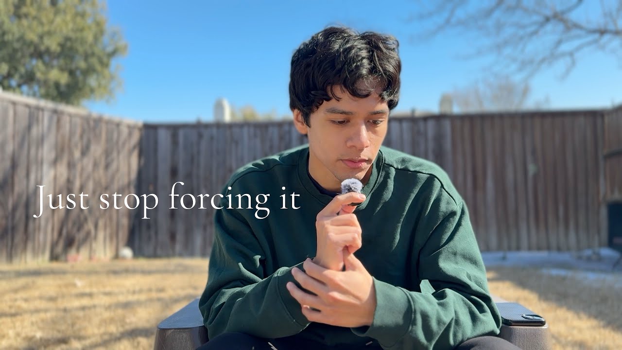 Stop forcing what you're not