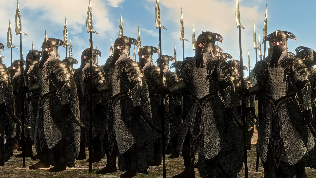 Woodland Elves Vs Uruk-Hai | 15,000 Unit Lord of the Rings Cinematic battle