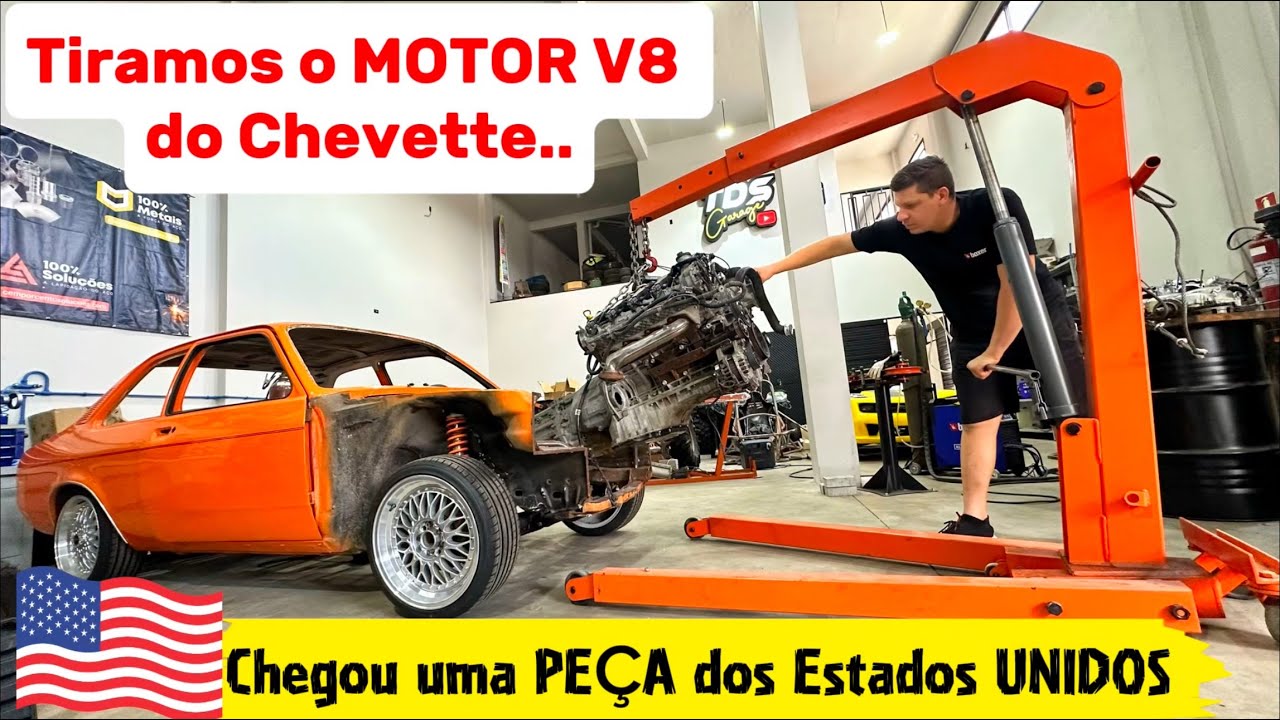 Chegou o FlexPlate dos ESTADOS UNIDOS para o CHEVETTE  V8  400 cavalos🔥