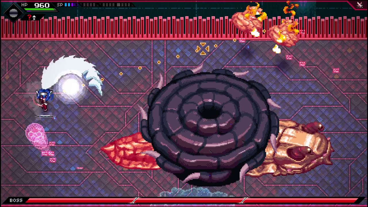 CrossCode - Gastropolis boss fight (Vermillion Dungeon)