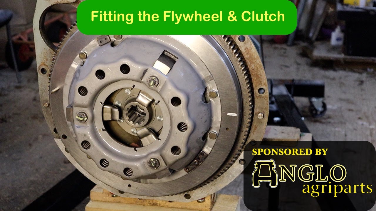 #113 Ferguson TED20 - Fitting the Flywheel and Clutch - with Anglo Agriparts