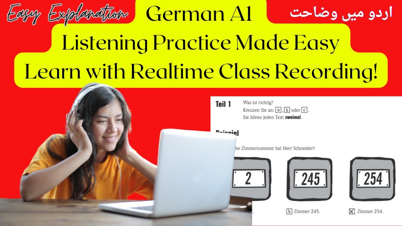 German A1 Hӧren Easy Practice